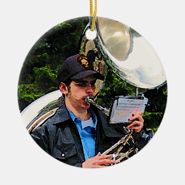 Ornement En Céramique Sousaphone (Devant)