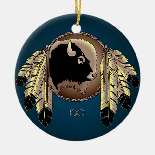 Ornement En Céramique Souvenirs de nations d'ornement d'art de fierté de (Devant)