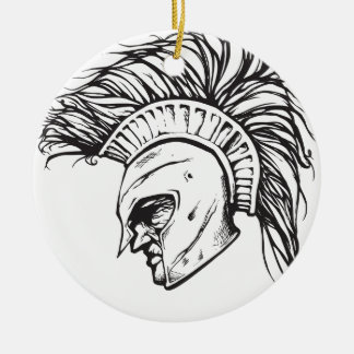Ornement En Céramique Spartans