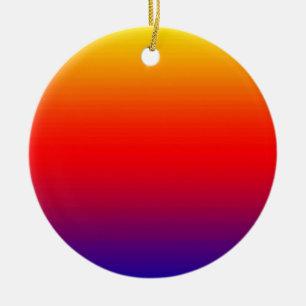 Ornement En Céramique Spectre des couleurs horizontales -1