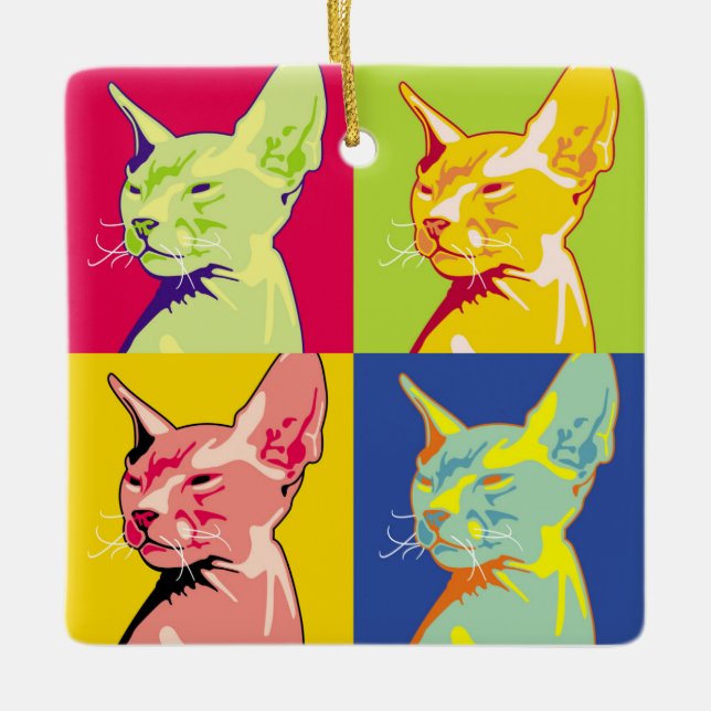 Ornement En Céramique Sphinx (Devant)