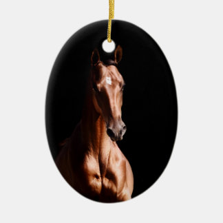 Ornement En Céramique Stallion jeune et étonnant