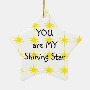ORNEMENT EN CÉRAMIQUE STAR ORNAMENT - VOUS ÊTES MON ÉTOILE DE CROISSAN