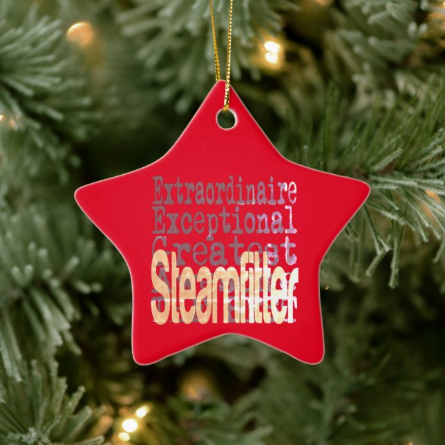 Ornement En Céramique Steamfitter (Arbre)