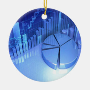 Ornement En Céramique StockMarketChart