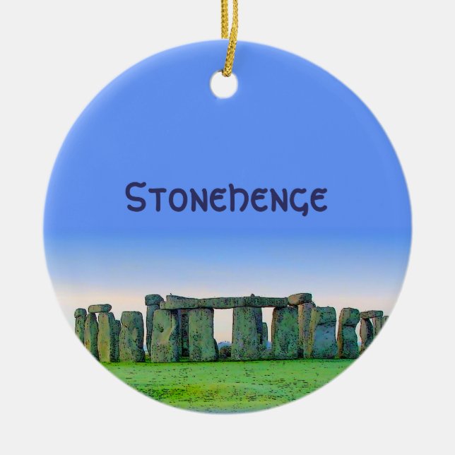 Ornement En Céramique Stonehenge (Devant)