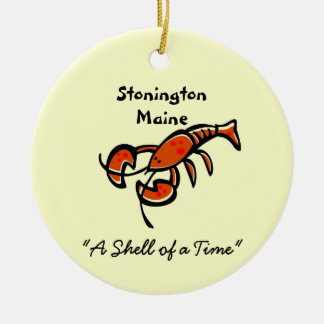 Ornement en céramique Stonington Maine Lobster