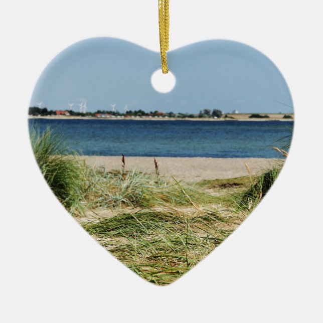 Ornement En Céramique Strand mit Dünen (Devant)
