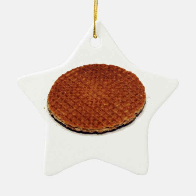 Ornement En Céramique Stroopwafel (Devant)