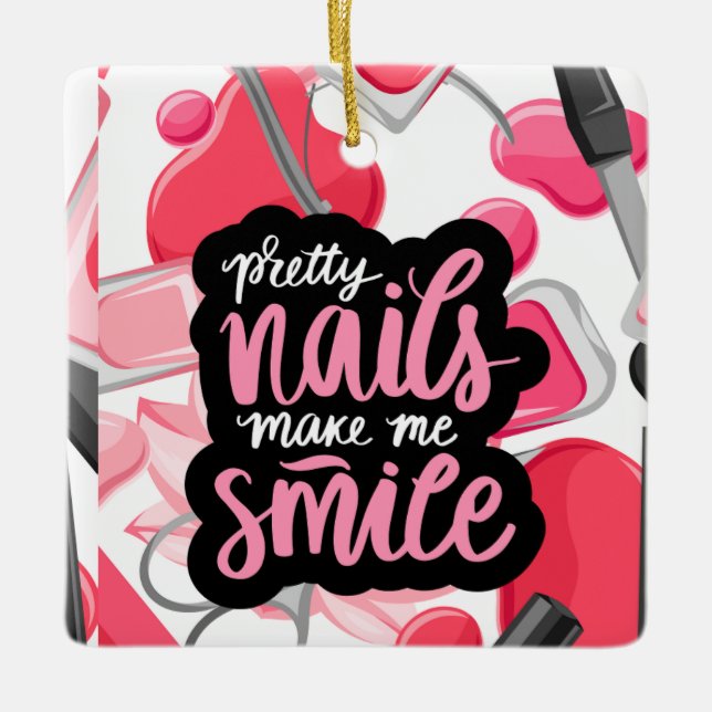 ORNEMENT EN CÉRAMIQUE STYLE ART NAILS (Devant)