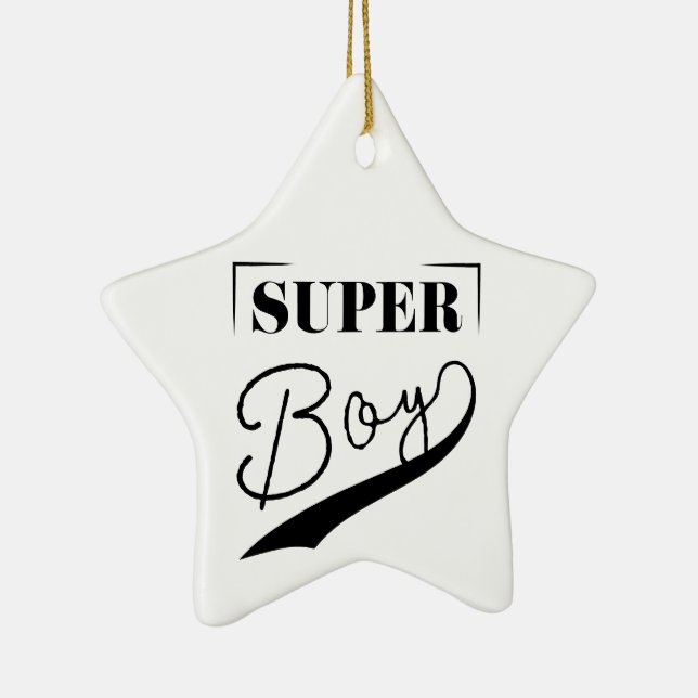 Ornement En Céramique Super Boy (Droite)
