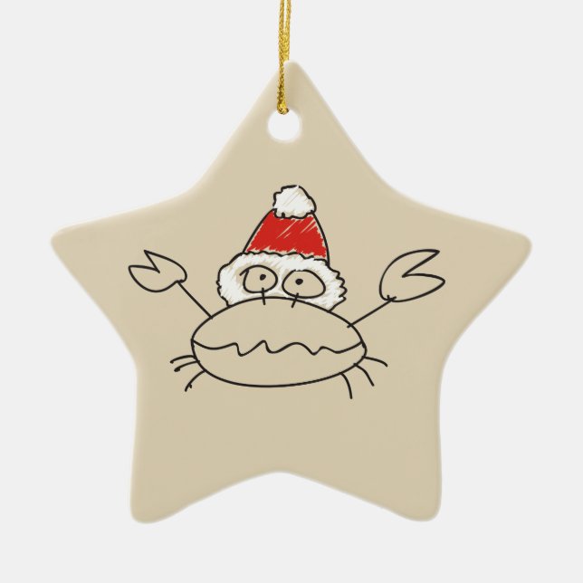 Ornement En Céramique Symbole cancéreux Zodiaque Astrologie Dessin migno (Devant)