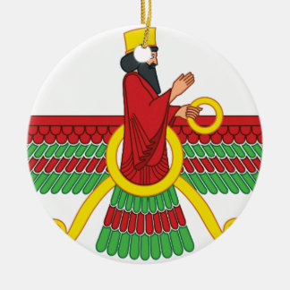 Ornement En Céramique Symbole de Faravahar