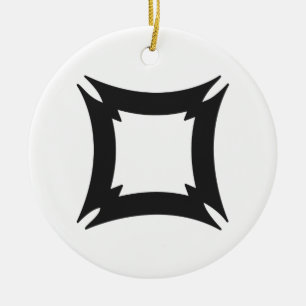 Ornement En Céramique Symbole de FIHANKRA Adinkra de sécurité et de