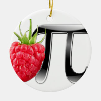 Ornement En Céramique Symbole de framboise et de pi