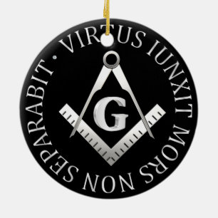 Ornement En Céramique Symbole franc-maçonnerie