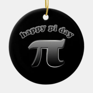 Ornement En Céramique Symbole heureux du jour pi de pi pour maths