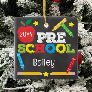 Ornement En Céramique Tableau Noir Coloré Souvenir Pour Enfants D'âge Pr