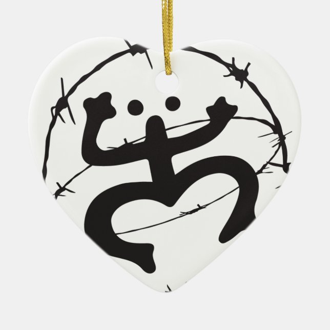 Ornement En Céramique Taino Nativo (Devant)