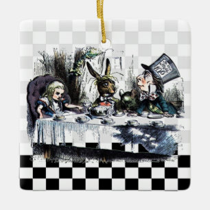 Ornement En Céramique Tea Party 2