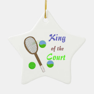 Ornement En Céramique Tennis - Roi du Court