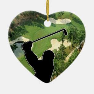 Ornement En Céramique Terrain de golf