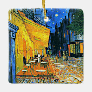 Ornement En Céramique Terrasse du Café, peinture d'art fin par Vincent v