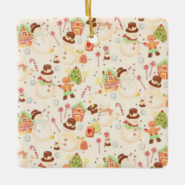 Ornement En Céramique Terre de sucrerie (Devant)