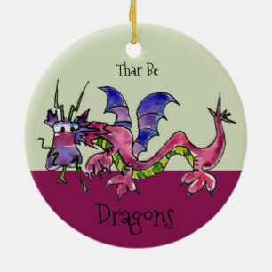 Ornement En Céramique Thare Be Dragons