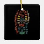 Ornement En Céramique The Best Step Dad Thank You For Stepping Into<br><div class="desc">The Best Step Dad Thank You For Stepping Into</div>