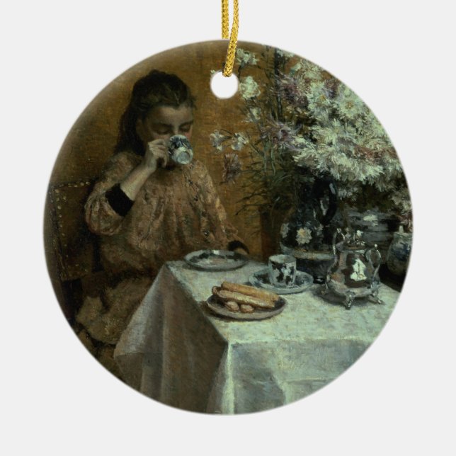 Ornement En Céramique Thé d'après-midi (Devant)