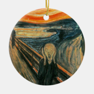 Ornement En Céramique The Scream Munch Modern Art Abstract