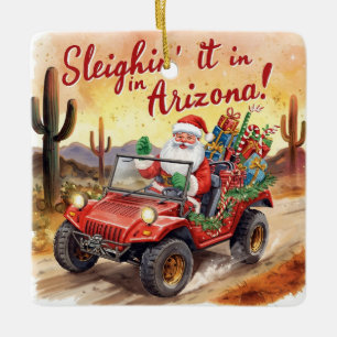 Ornement En Céramique thème Noël Arizona