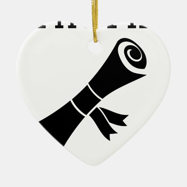 Ornement En Céramique This PhD is no BS (Devant)