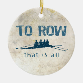 Ornement En Céramique To Row
