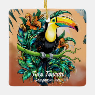 Ornement En Céramique Toco Toucan