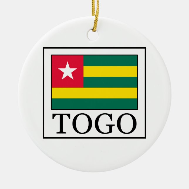 Ornement En Céramique Togo (Devant)