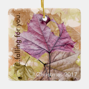 Ornement En Céramique "...tomber" automne ORNAMENT
