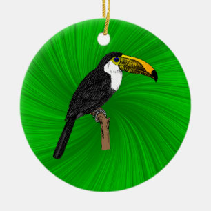 Ornement En Céramique Toucan de Toco