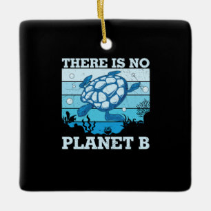 Ornement En Céramique Tourterelle There Is No Planet B