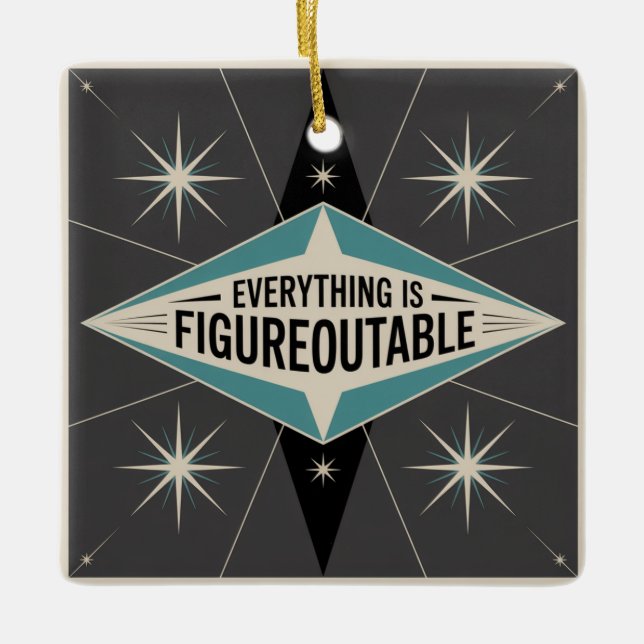 Ornement En Céramique Tout est concevable (Devant)
