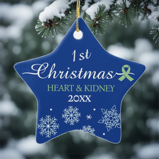 Ornement En Céramique Toutes les transplantations Personnaliser Année No (Créateur téléchargé)