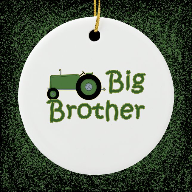 Ornement En Céramique Tracteur vert Big Brother (Créateur téléchargé)