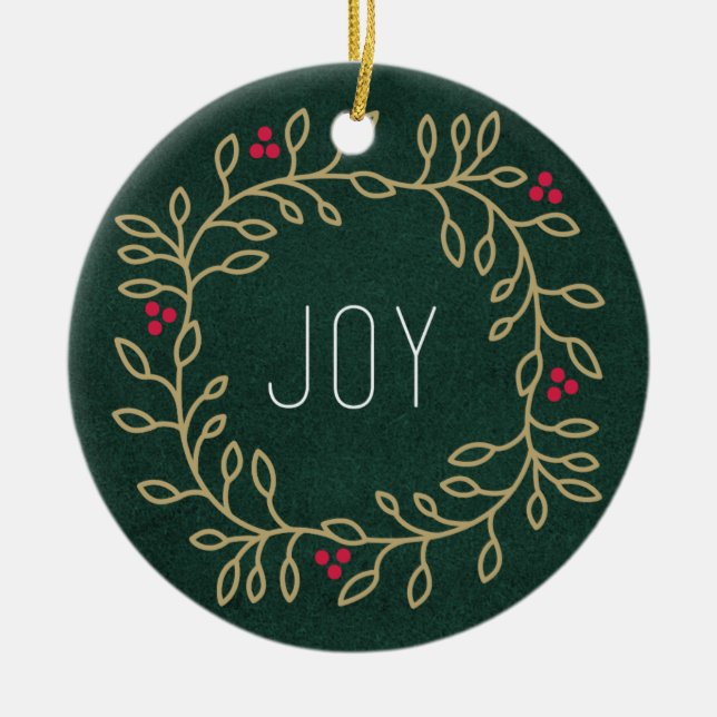 Ornement En Céramique Tradition joyeuse (Devant)