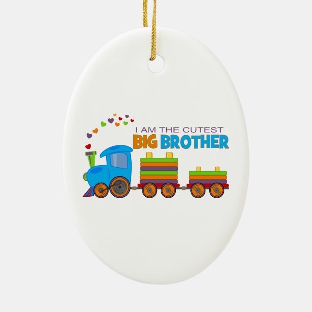 Ornement En Céramique Train Big Brother (Dos)