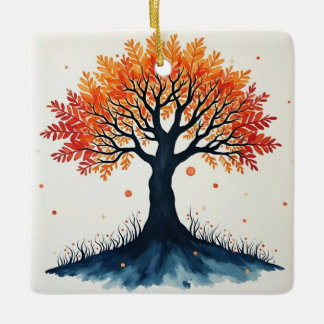 Ornement En Céramique Tree of Life