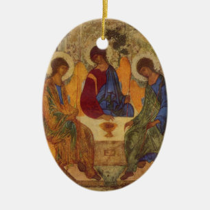 Ornement En Céramique Trinité de Rublev au Tableau