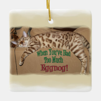 ORNEMENT EN CÉRAMIQUE TROP DE LAIT DE POULE !