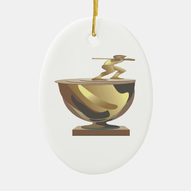 Ornement En Céramique Trophée (Devant)