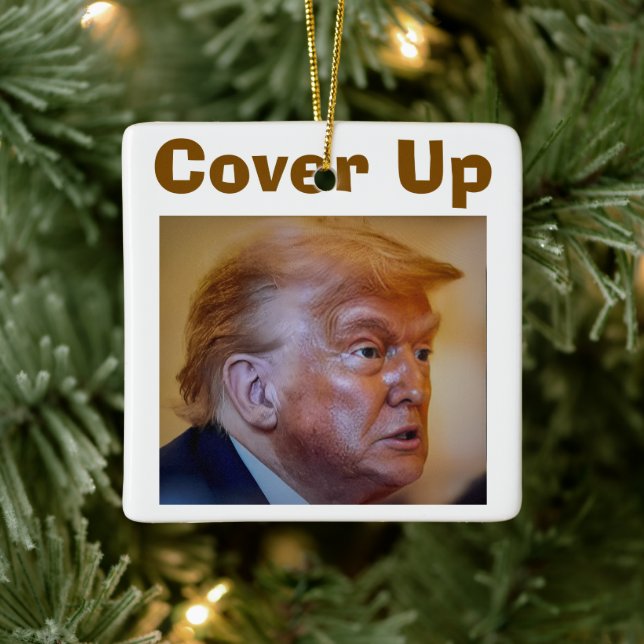 Ornement En Céramique Trump/Cover Up Ceramic Ornament (Arbre)